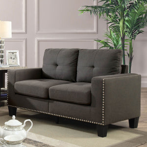 Attwell Gray Love Seat