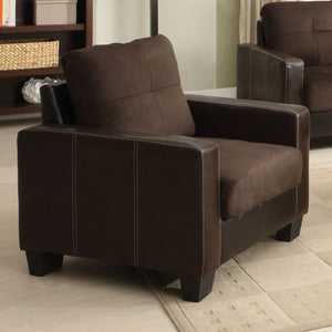 Laverne Chocolate/Espresso Chair, Chocolate