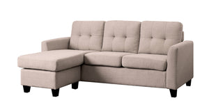 Macey Beige Sectional, Beige