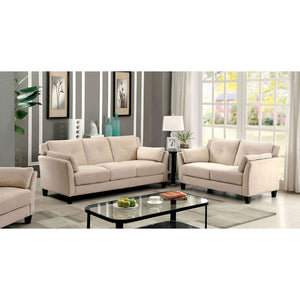 YSABEL Beige Sofa + Love Seat, Beige