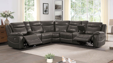 NORFOLK Power Sectional, Gray image