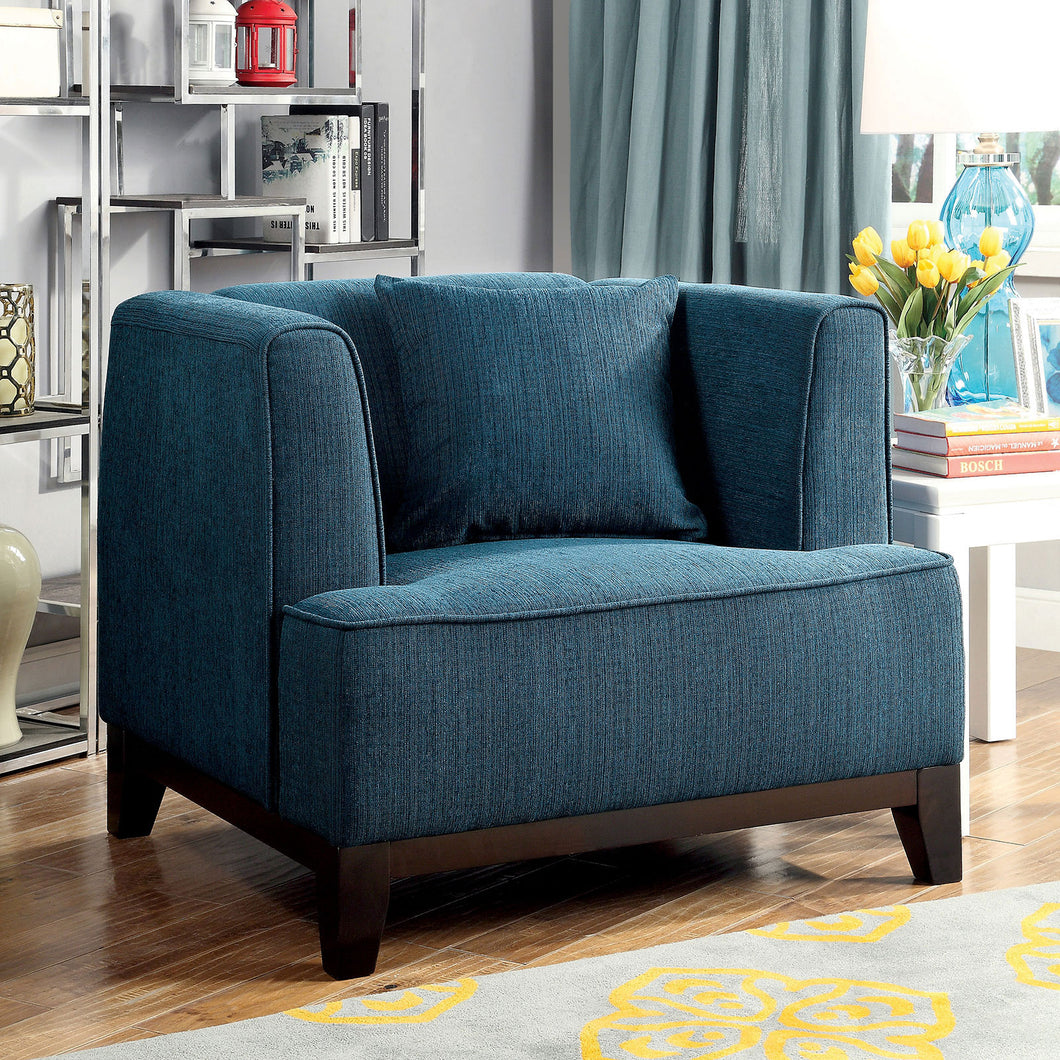 SOFIA Dark Teal Chair, Dark Teal