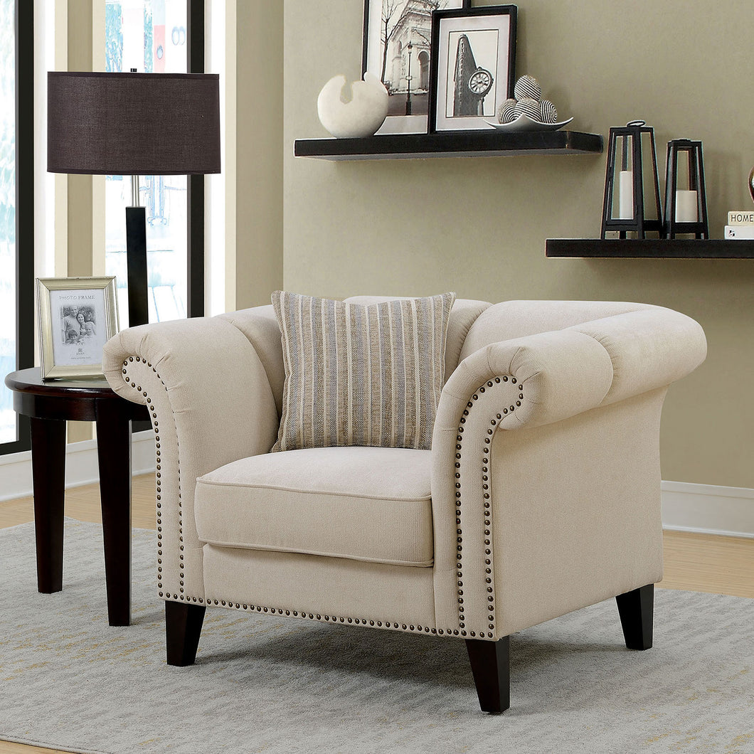 Clarabelle Beige Chair