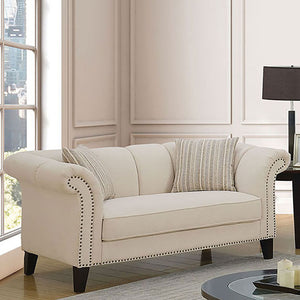 Clarabelle Beige Love Seat