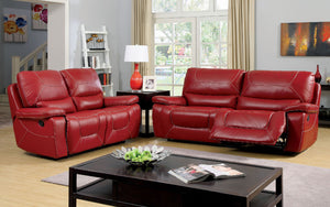 NEWBURG Red Sofa + Love Seat