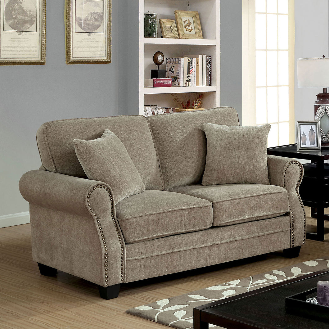 LYNNE Beige Love Seat