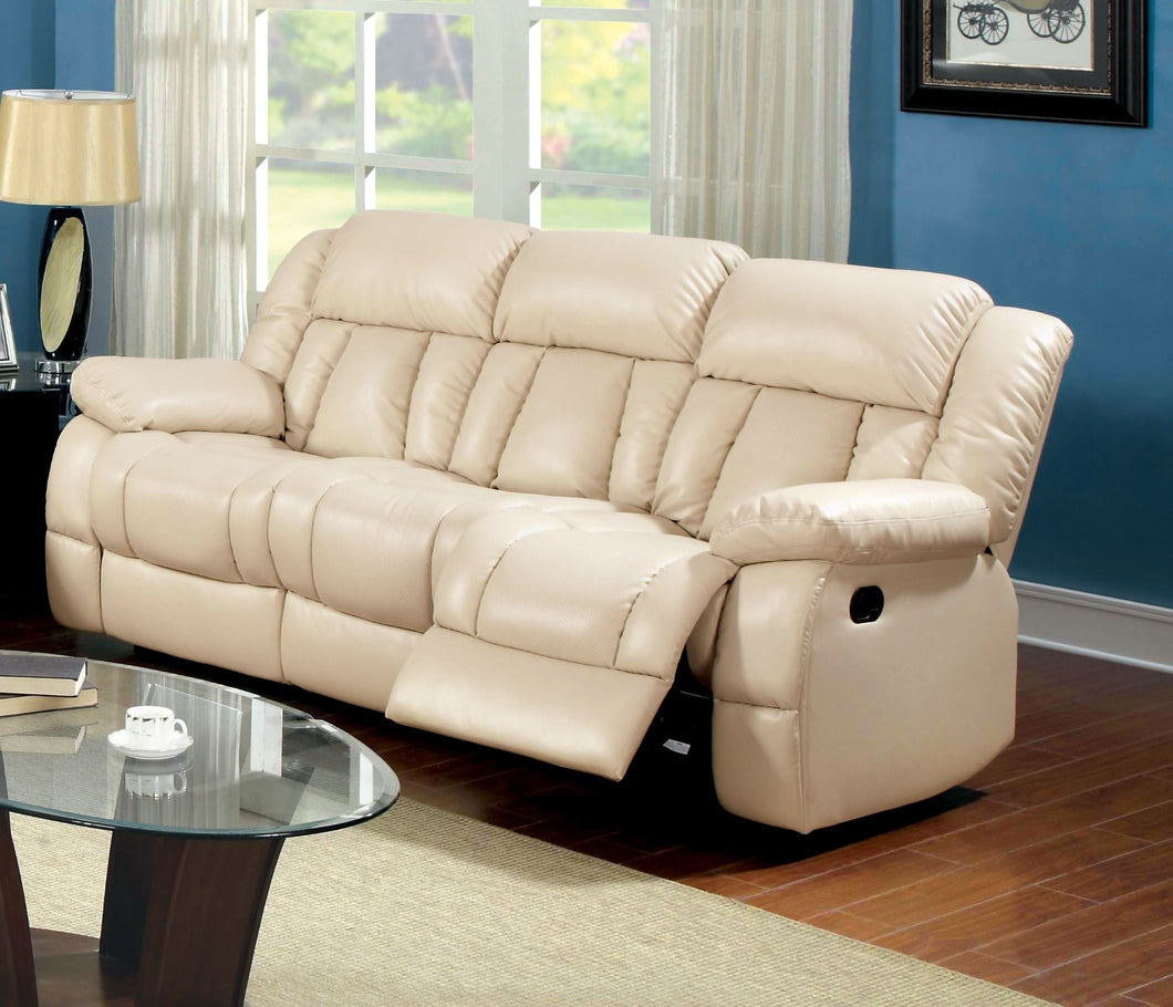 Barbado Ivory Sofa w/ 2 Recliners