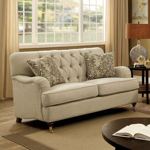 LANEY Beige Love Seat