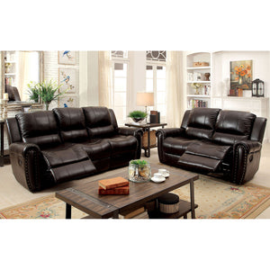 FOXBORO Dark Brown Sofa + Love Seat