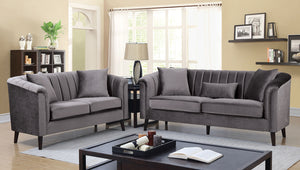 Dawn Gray Sofa + Love Seat