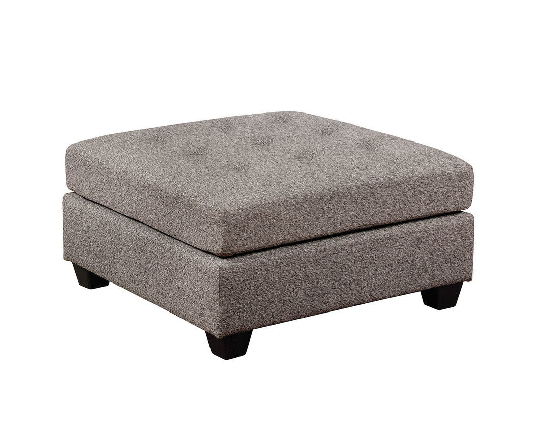 Pencoed Light Gray Ottoman