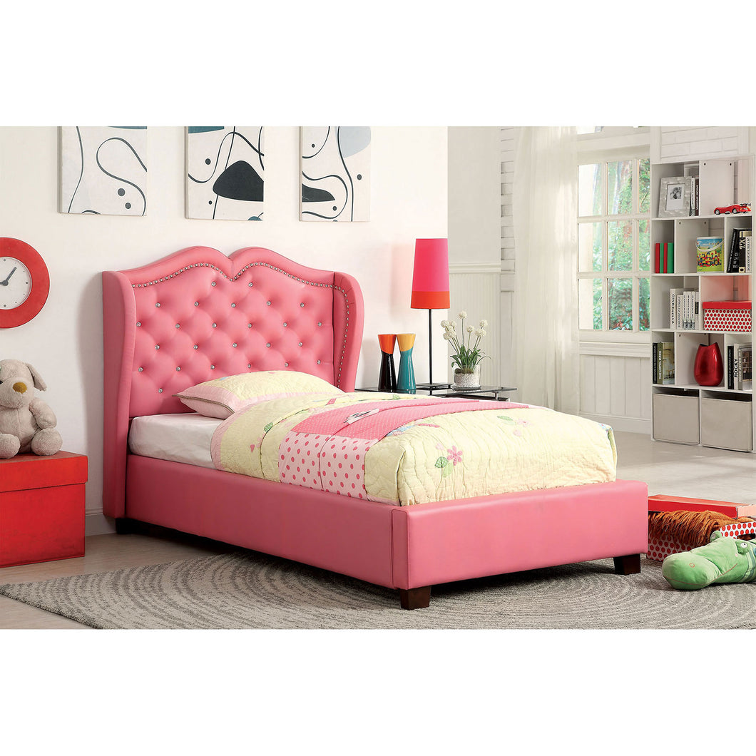 MONROE Pink Twin Bed