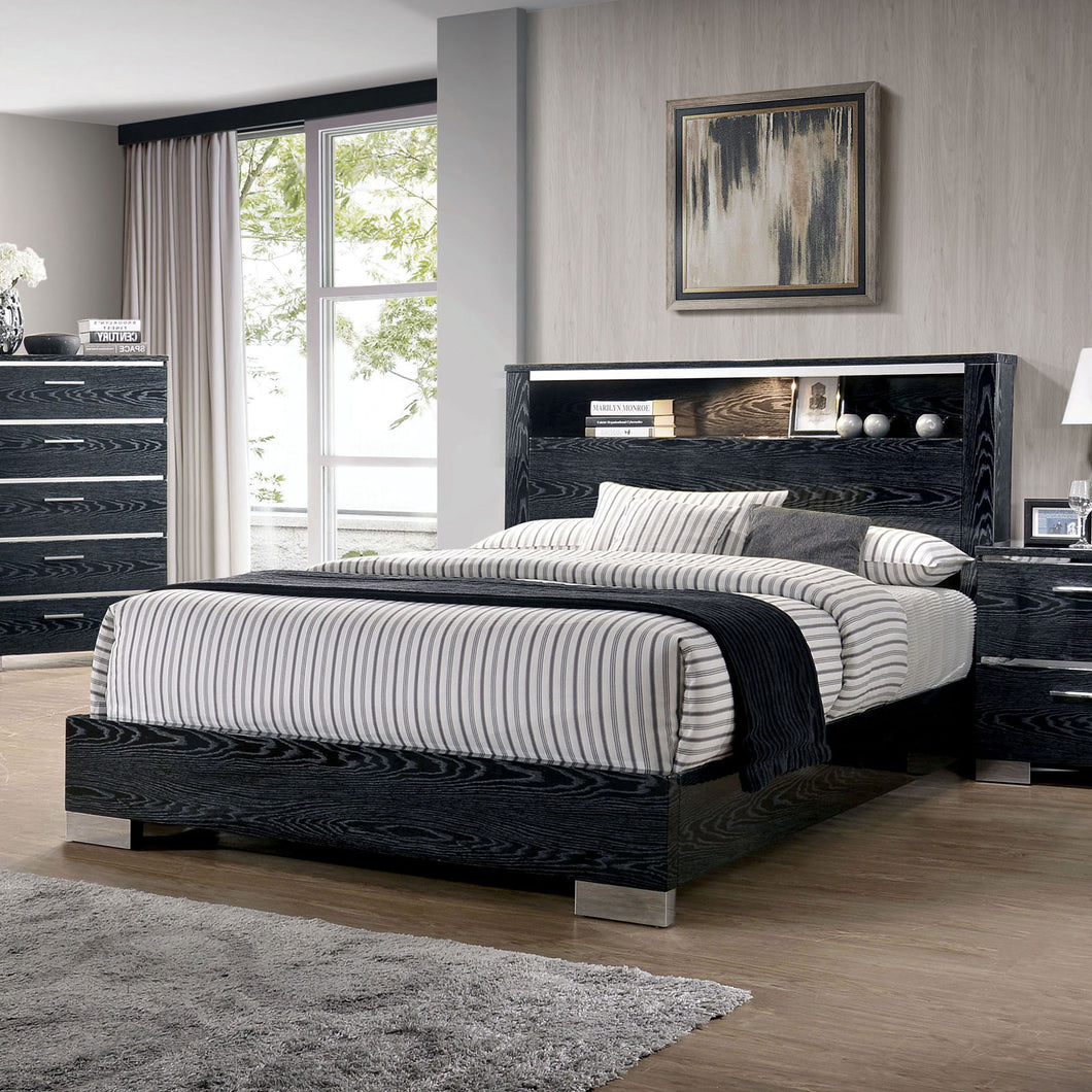 Malte Black E.King Bed