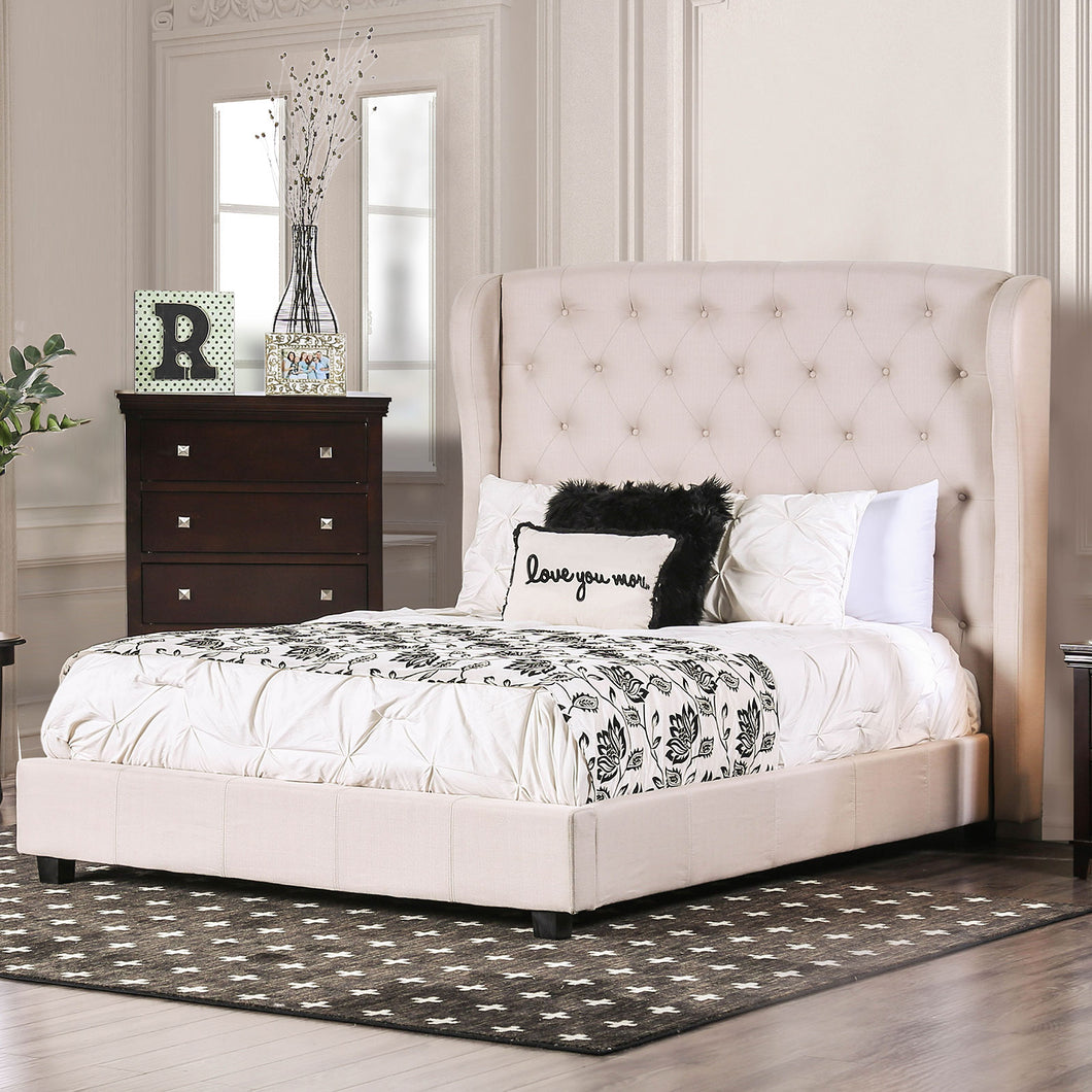 Fontes Ivory Queen Bed