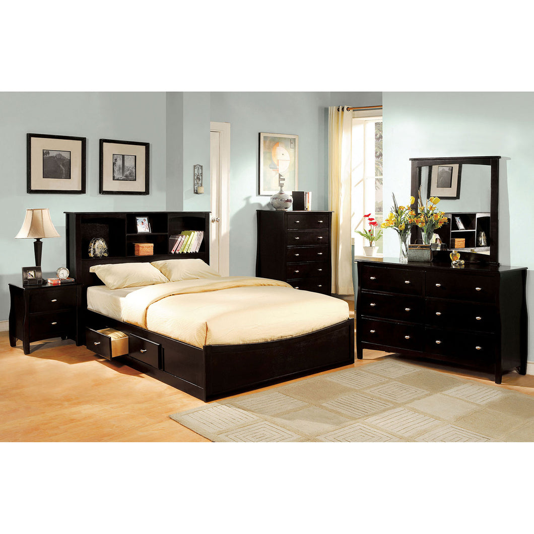 Brooklyn Espresso 5 Pc. Queen Bedroom Set w/ 2NS