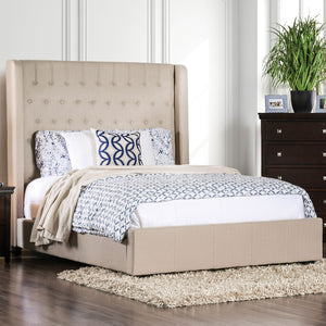 MIRA Beige Queen Bed