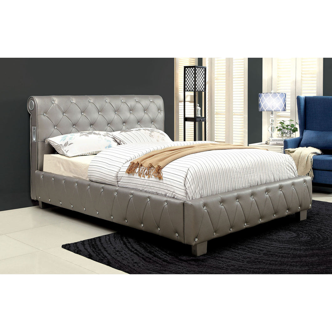 Juilliard Silver Queen Bed