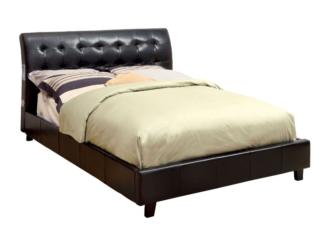 Hendrik Espresso Queen Bed