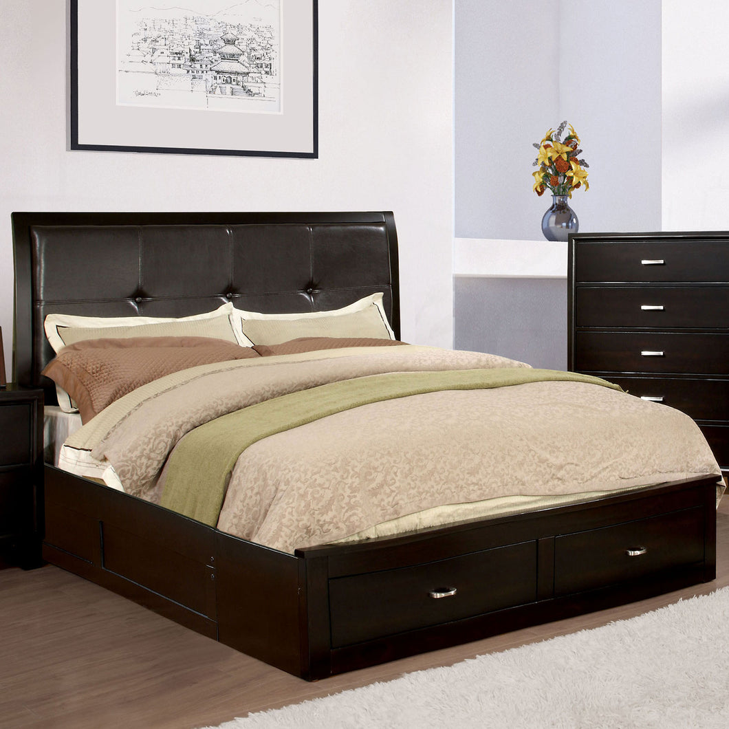 Enrico III Espresso Cal.King Bed