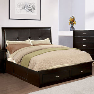 Enrico III Espresso Queen Bed