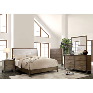 ENRICO I Gray 5 Pc. Queen Bedroom Set w/ 2NS