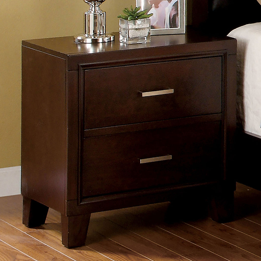 Gerico II Brown Cherry Night Stand