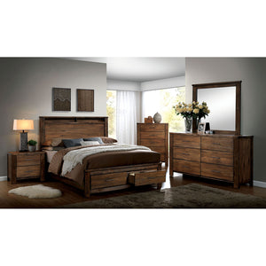 ELKTON Oak 5 Pc. Queen Bedroom Set w/ 2NS