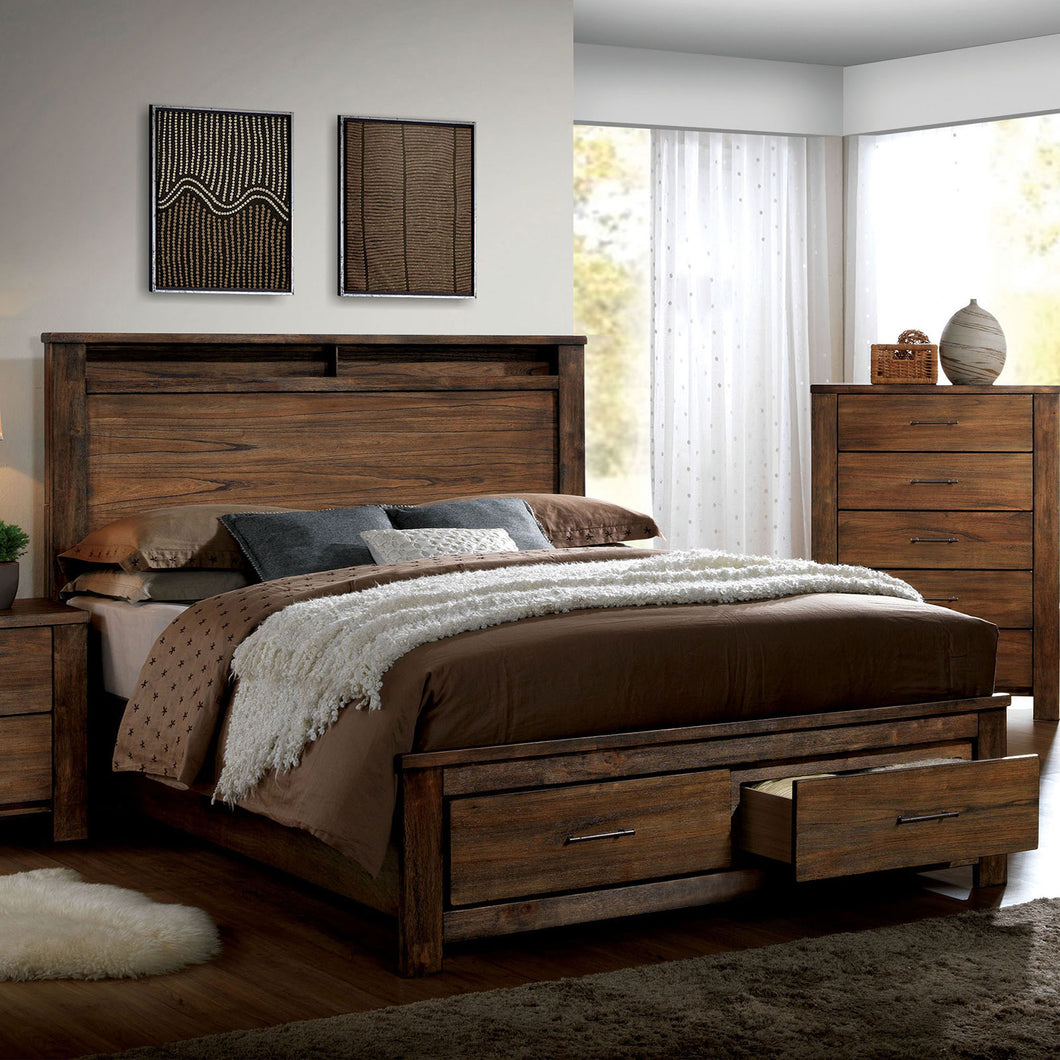 ELKTON Oak Cal.King Bed