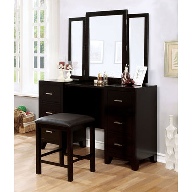 Enrico Espresso Vanity w/ Stool image