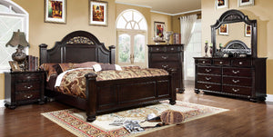 Syracuse Dark Walnut 5 Pc. Queen Bedroom Set w/ 2NS