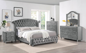 ZOHAR Cal.King Bed, Gray image