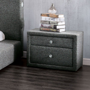 Canaves Dark Gray Night Stand