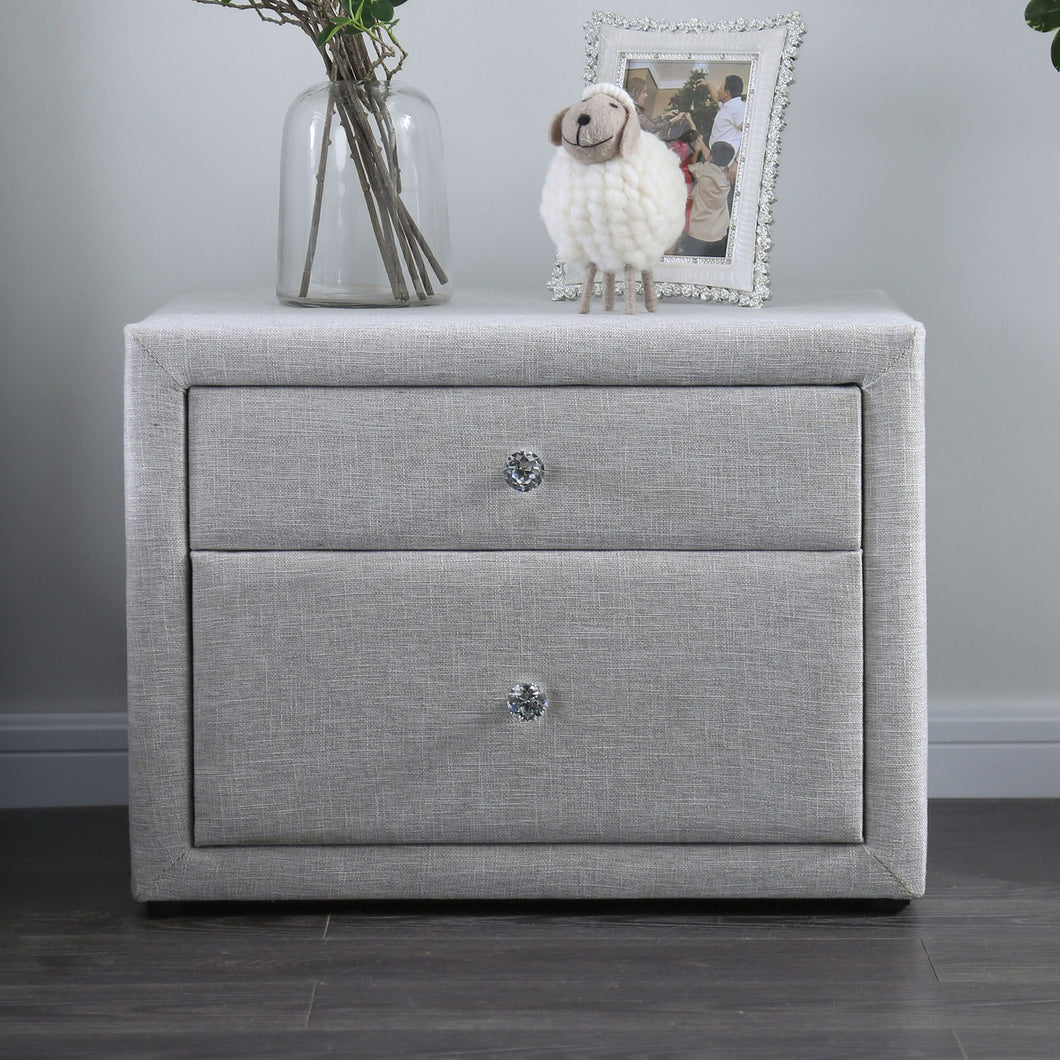 Canaves Light Gray Night Stand