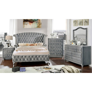 Alzir Gray 5 Pc. Queen Bedroom Set w/ Chest image