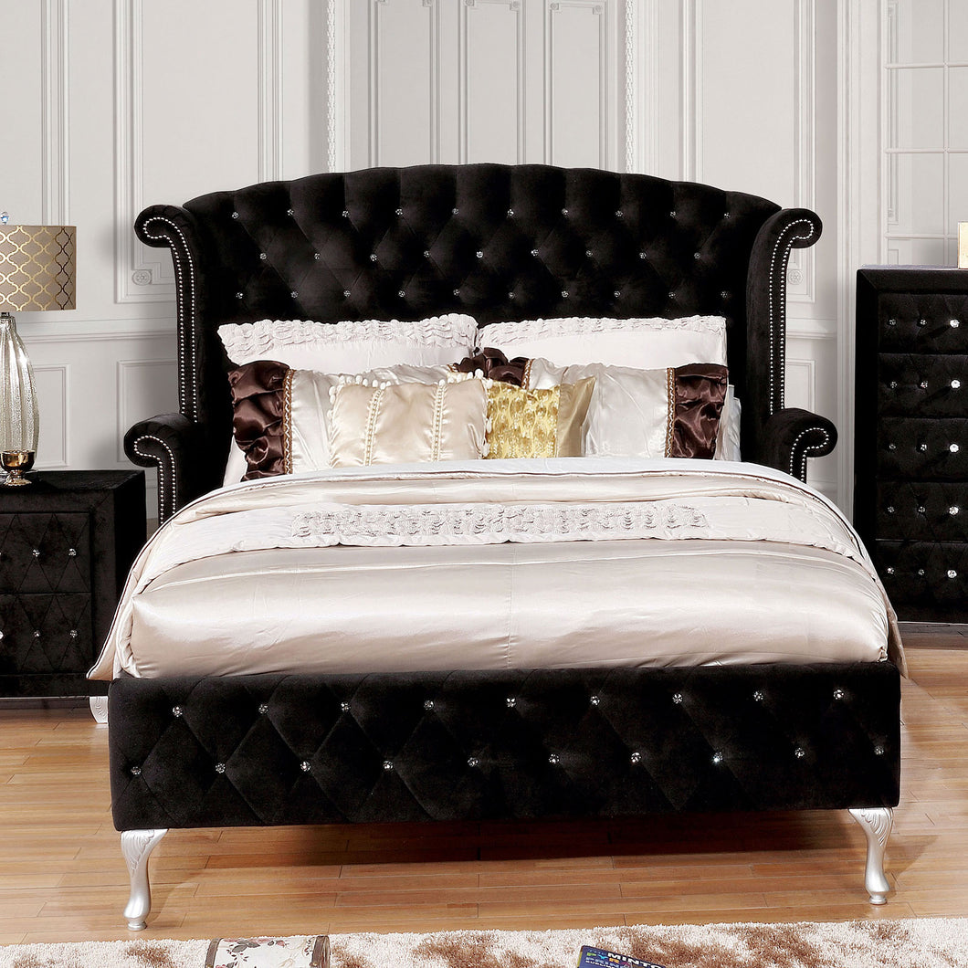 Alzire Black E.King Bed