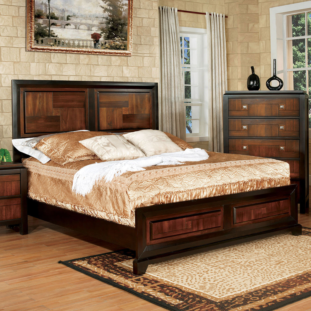 Patra Acacia/Walnut E.King Bed