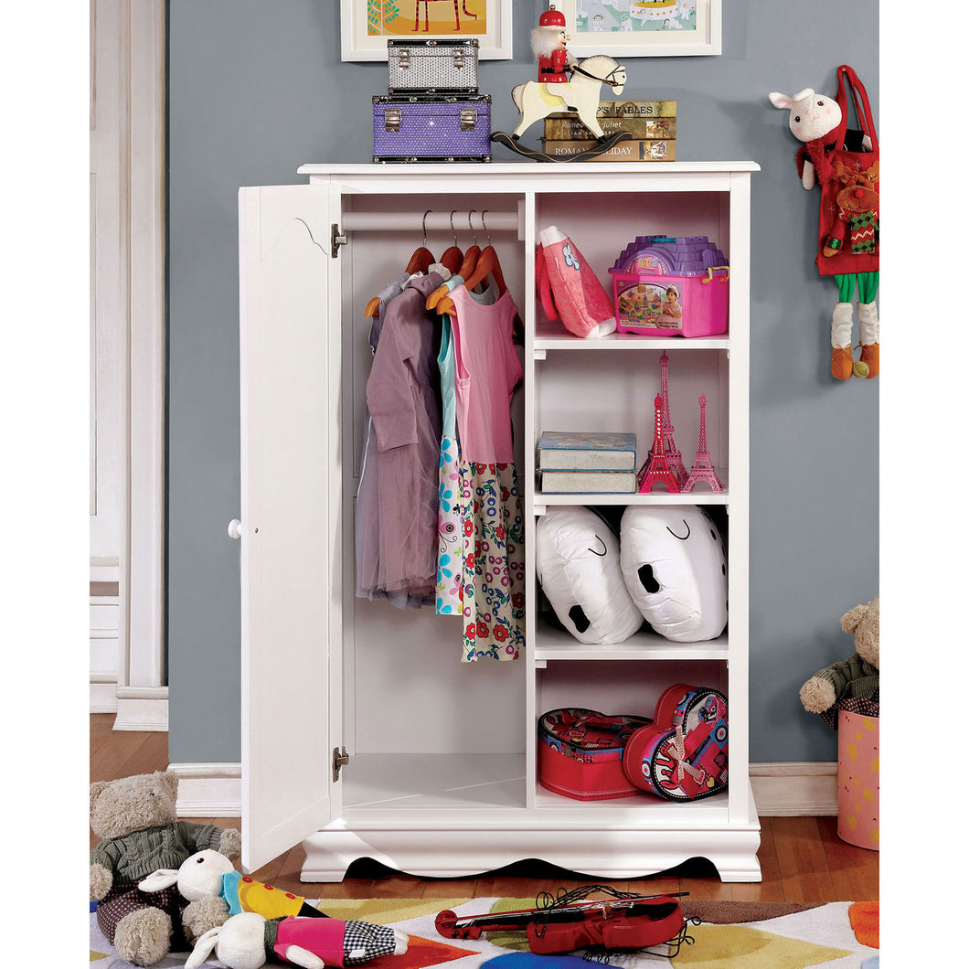 Dani White Closet Storage