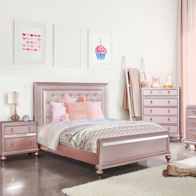 Ariston Rose Pink Twin Bed image