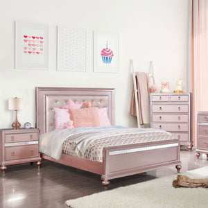Ariston Rose Pink Twin Bed