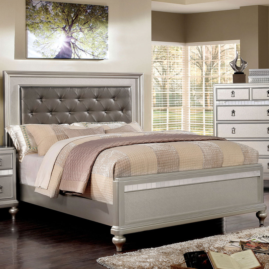 Ariston Silver Twin Bed