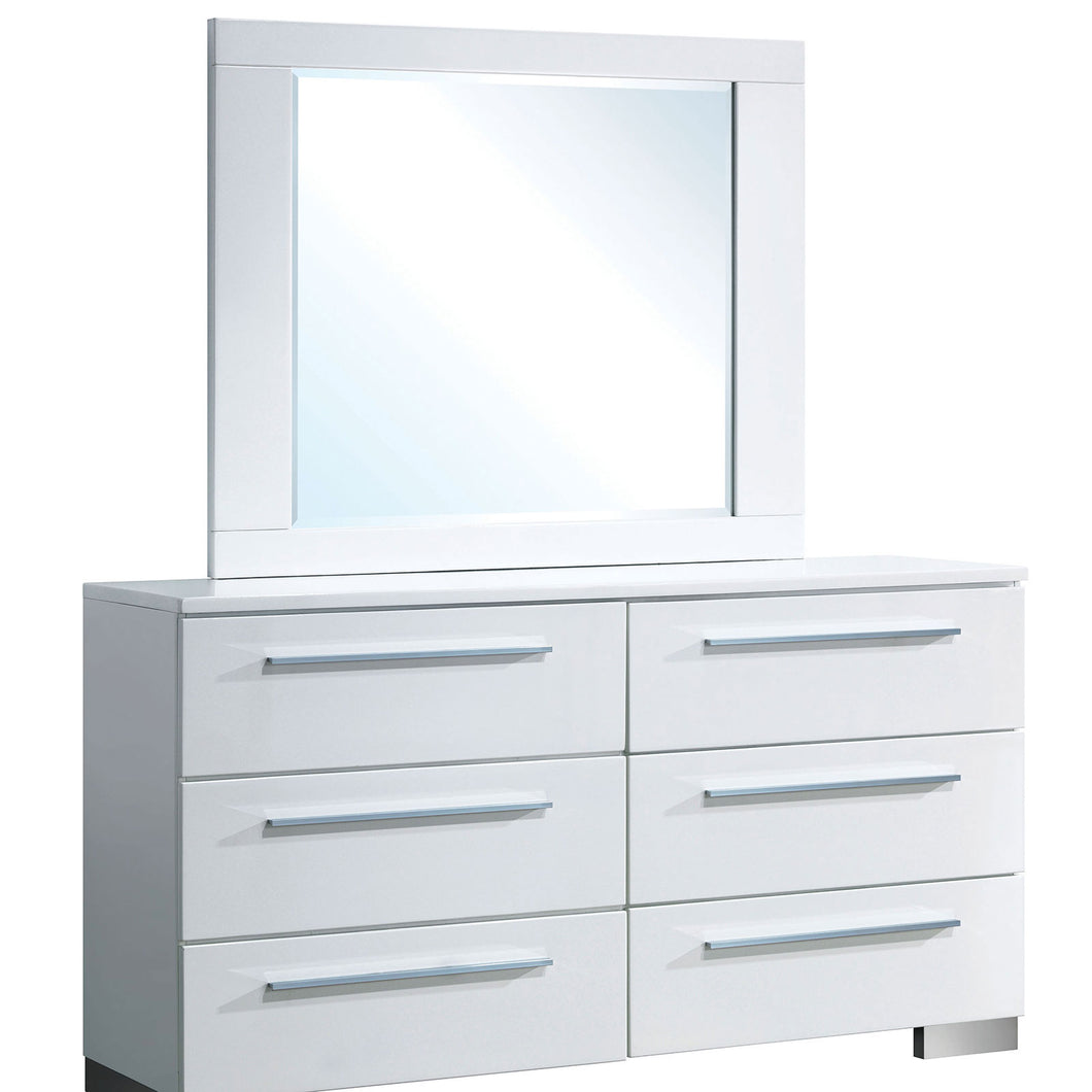 CLEMENTINE Glossy White Dresser