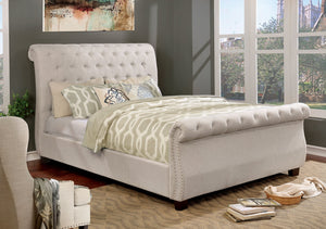 Emanuela Light Gray Twin Bed