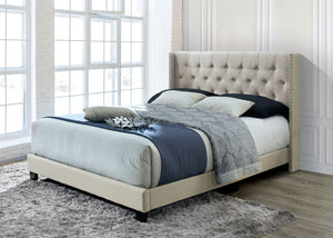 JENELLE Twin Bed, Beige image