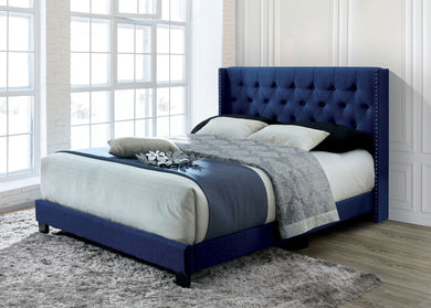 JENELLE Queen Bed, Navy image