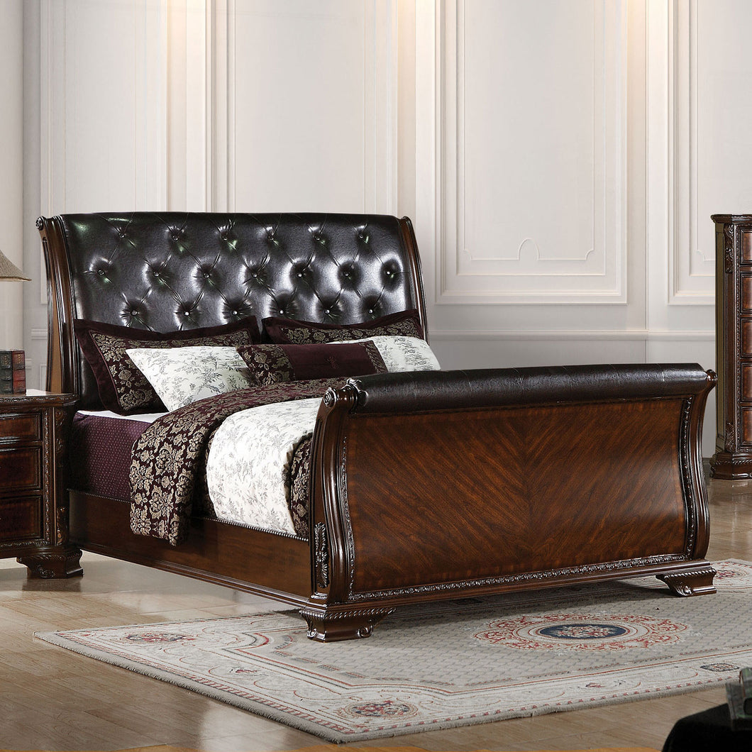 South Yorkshire Brown Cherry/Espresso E.King Bed
