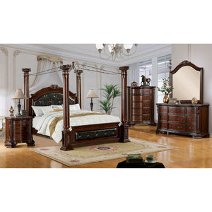 Mandalay Brown Cherry 4 Pc. Queen Bedroom Set