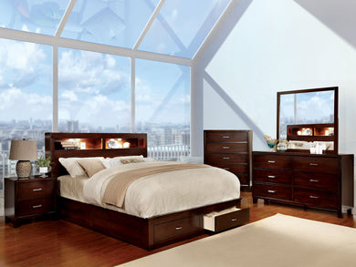 GERICO II Cal.King Bed, Brown Cherry image