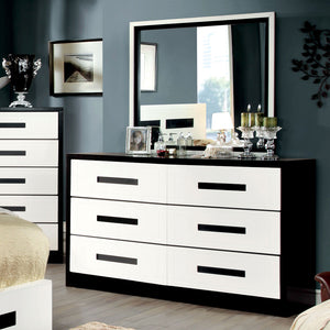 Rutger White/Black Dresser