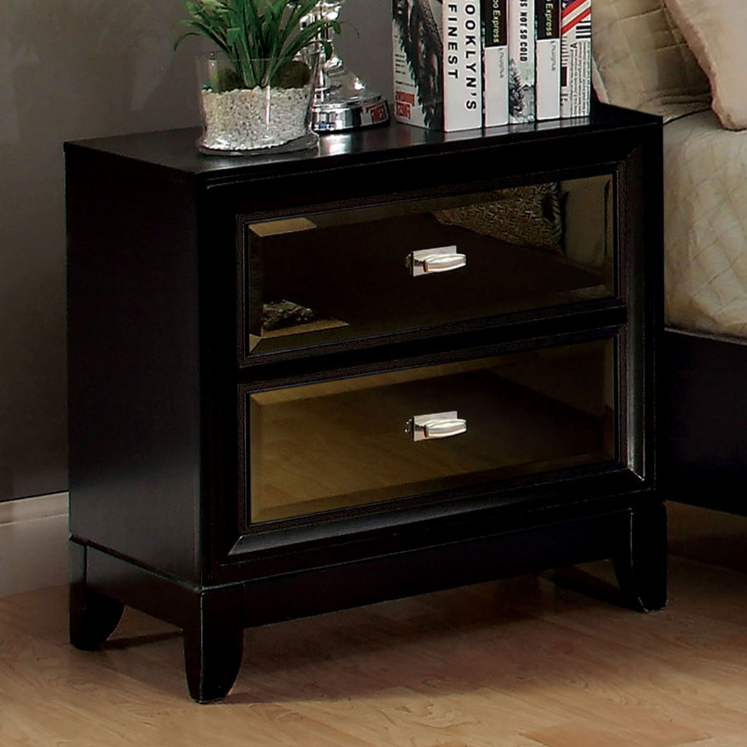 Golva Black/Gold Night Stand