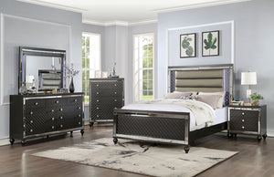 CALANDRIA Queen Bed, Gray image